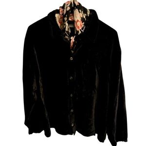 Black Velvet Women's Top